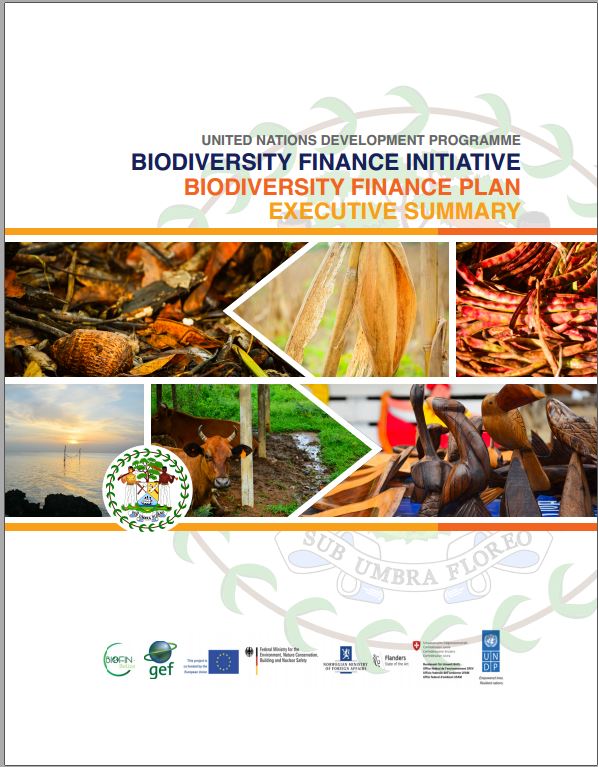 BIOFIN  Belize- Biodiversity Finance Plan
